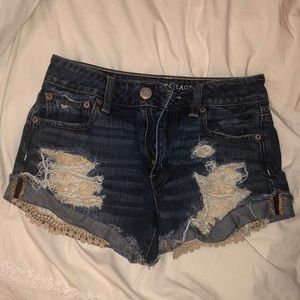 American Eagle Hi-Rise Festival Shorts
